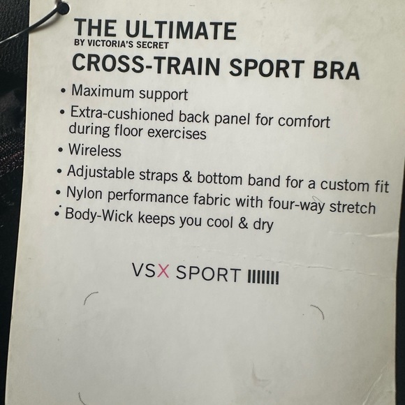 Victoria's Secret NWT , the ultimate cross-train sport push up bra - Picture 4 of 6